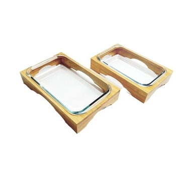 Üveg gyümölcstál büféhez, Blue maple leaf márka, licencelhető magáncímke, 2024 nyári megjelenés