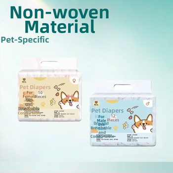 Šunų vystyklai – netkota medžiaga, kasdienio stiliaus, unisex