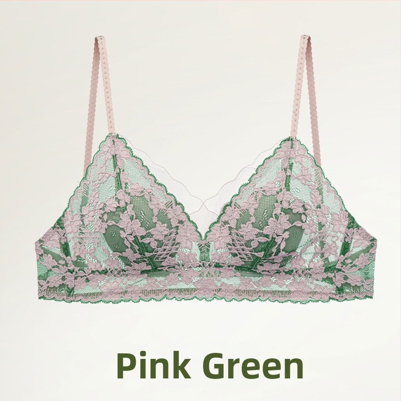 Mezgline trikampio formos liemenėlė su atvira nugara, ultra ploni formuoti puodeliai, be kablys, medvilnės įdėklas