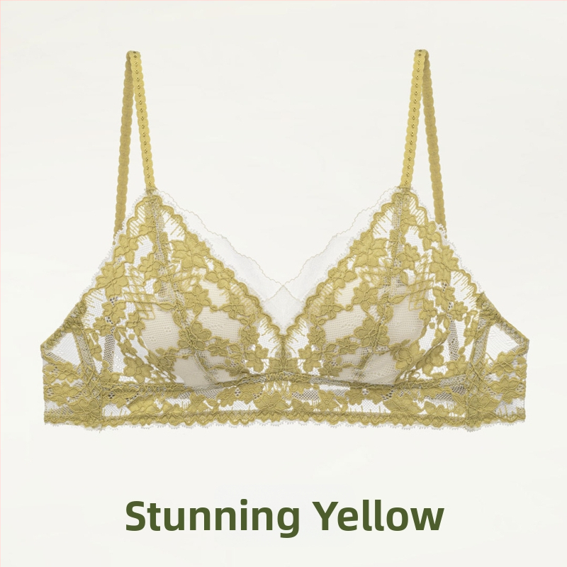 Mezgline trikampio formos liemenėlė su atvira nugara, ultra ploni formuoti puodeliai, be kablys, medvilnės įdėklas