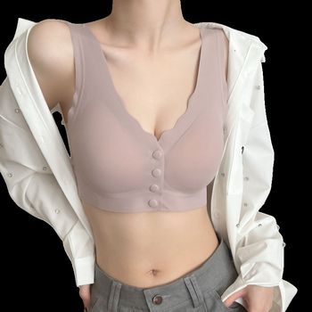 Žindymo bešuvinė liemenėlė su priekinio užsegimo, formuoti puodeliai, anti-sagging