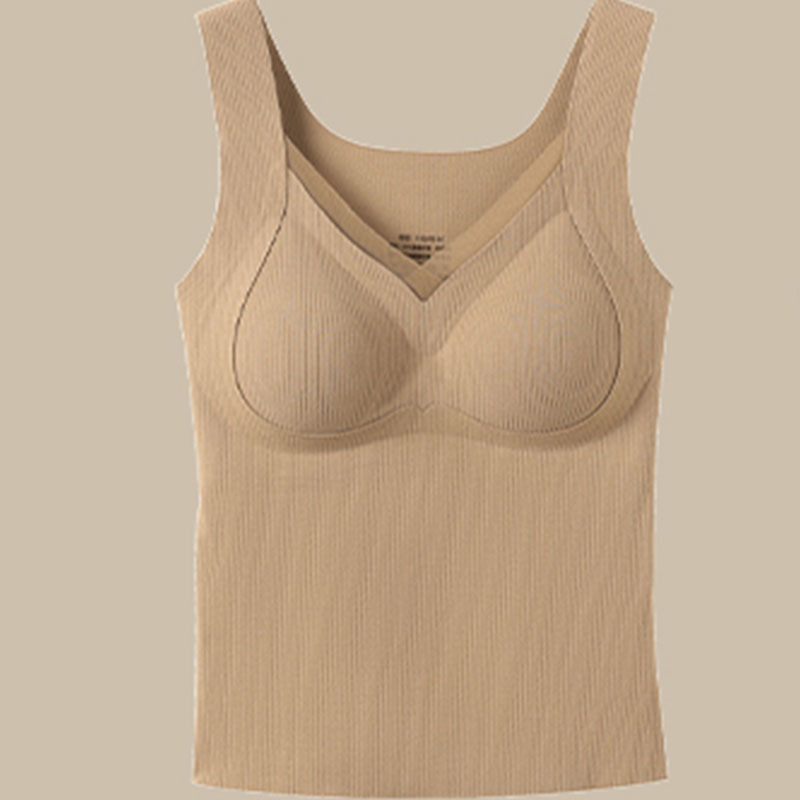 Termalni top s ugrađenim košaricama i jastučićem za prsni koš, oblikovanje tijela, funkcija grijanja, poliester vlakno