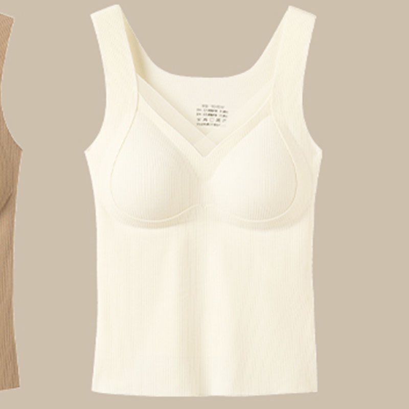 Termalni top s ugrađenim košaricama i jastučićem za prsni koš, oblikovanje tijela, funkcija grijanja, poliester vlakno