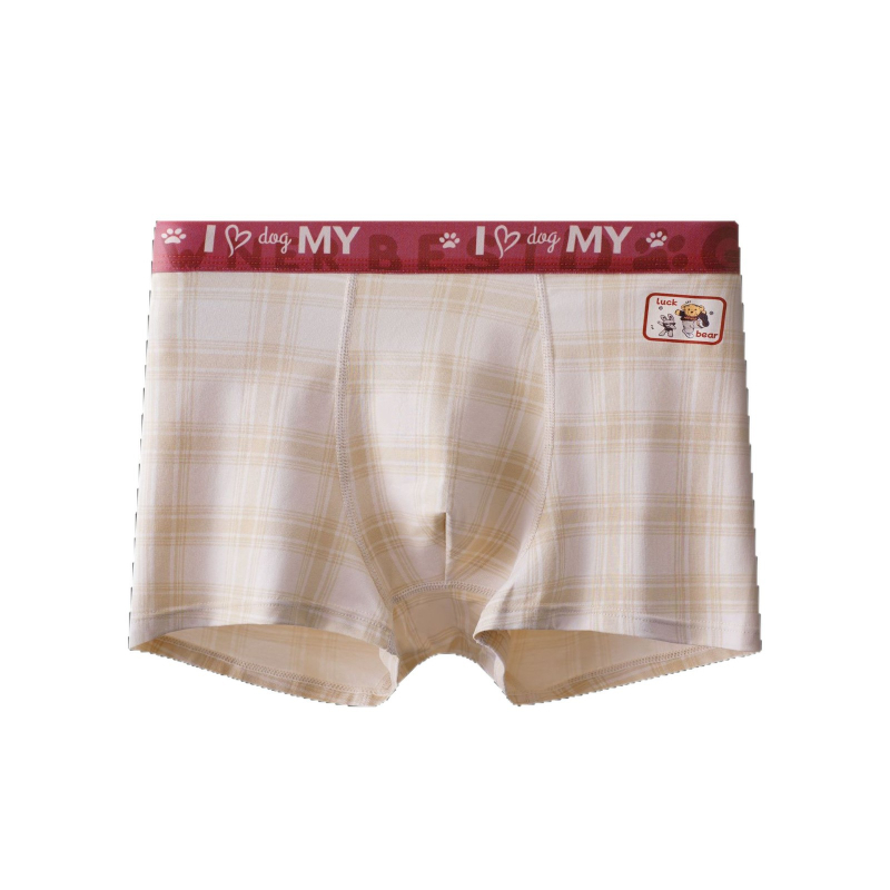 Muške pamukne bokserice sa srednjom talijom, bezšivne, prozračne, za odrasle muškarce