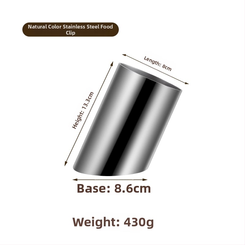 Roostevabast terasest toiduklipsid ja väike kandik buffee jaoks – moods minimalistlik stiil, äri- ja koduseks kasutamiseks, kohandatav