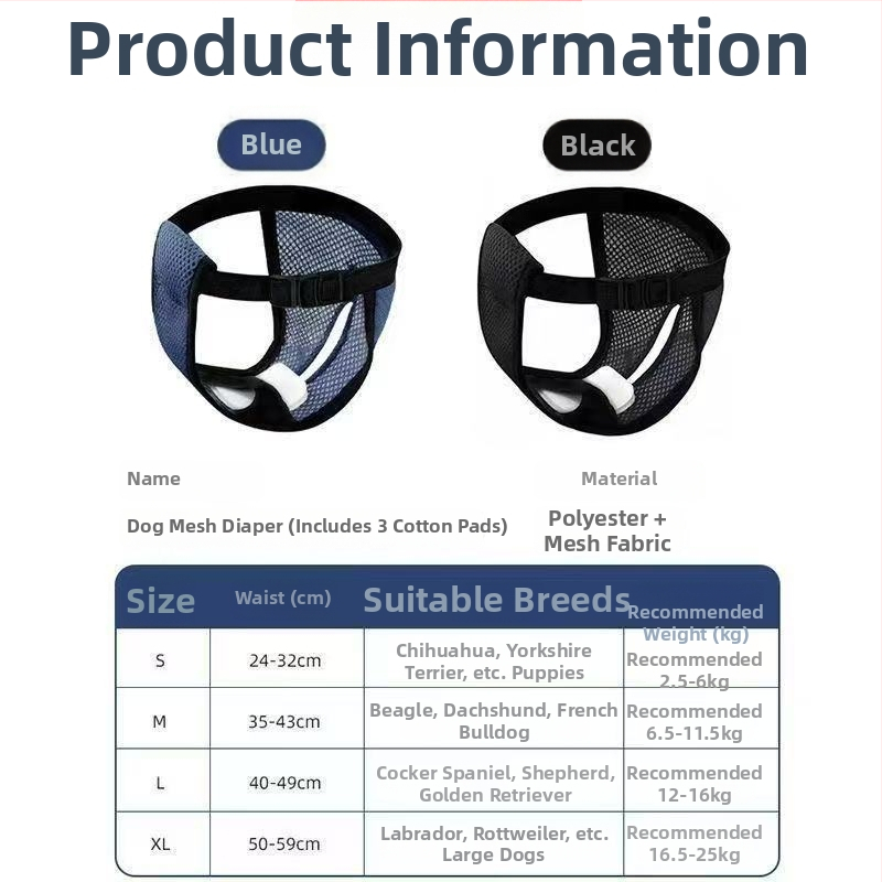Chengxuan Polyesterové Hygienické Nohavice pre Sučky, Voľný Štýl