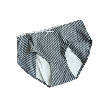 Chiloți pentru menstruație cu protecție împotriva scurgerilor, talie medie, 80–90% bumbac, țesătură simplă, 40-fire, căptușeală din bumbac 100% în zona inghinală