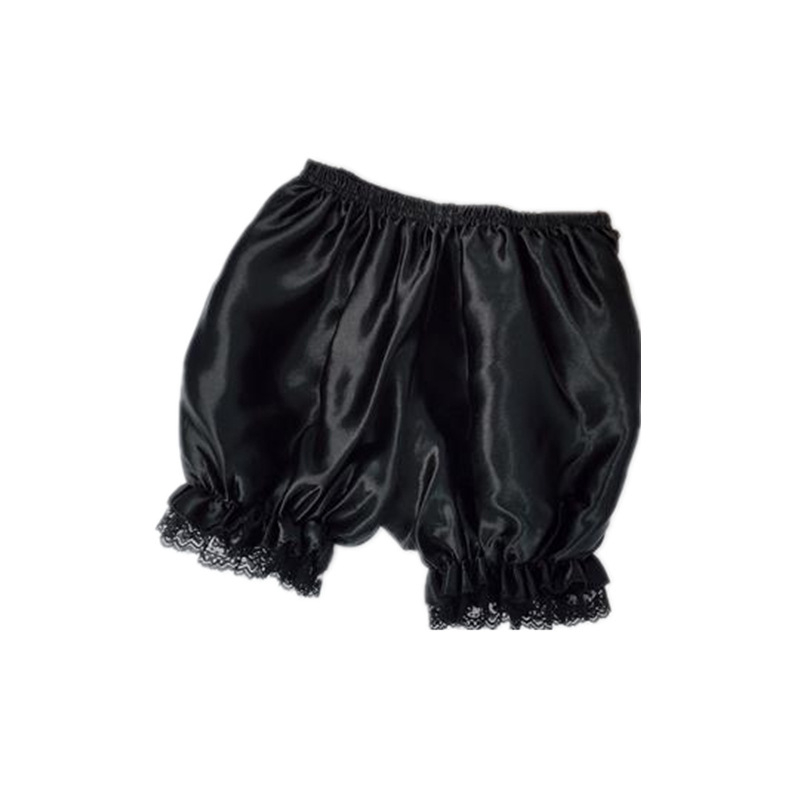 Mi Sen ženski sigurnosni šorcovi – Lace Lolita Lantern stil, srednji pojas, jednofarbni poliester, 95% poliester, tkanina