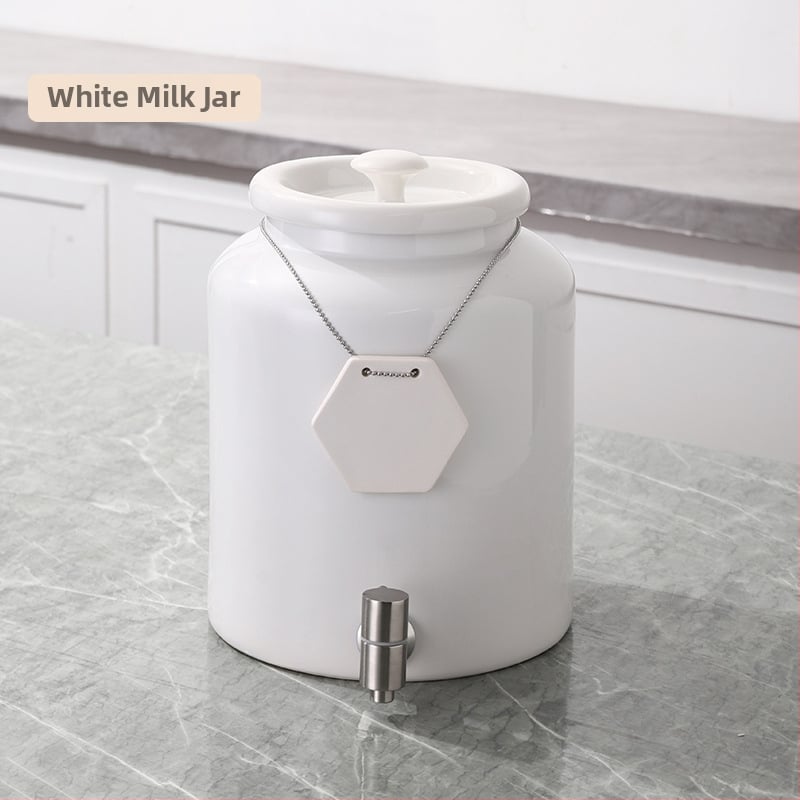 Keraamiline jookide doseerija kraaniga – Changyue, keraamiline materjal, universaalne kasutus, kõrge klassi stiil, kohandamine pole võimalik