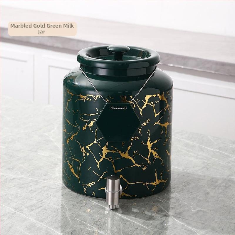 Keraamiline jookide doseerija kraaniga – Changyue, keraamiline materjal, universaalne kasutus, kõrge klassi stiil, kohandamine pole võimalik