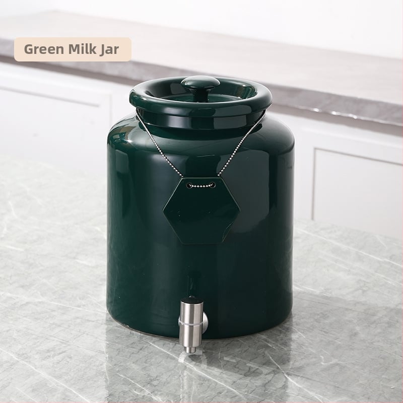 Keraamiline jookide doseerija kraaniga – Changyue, keraamiline materjal, universaalne kasutus, kõrge klassi stiil, kohandamine pole võimalik