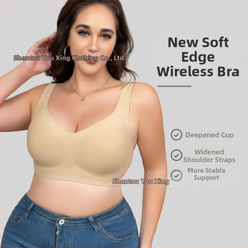 Minkšta palaikymo liemenėlė su 3/4 puodeliais, medvilniniai formuoti puodeliai, fiksuoti petnešos, užpakalinė keturių eilių užsegimas