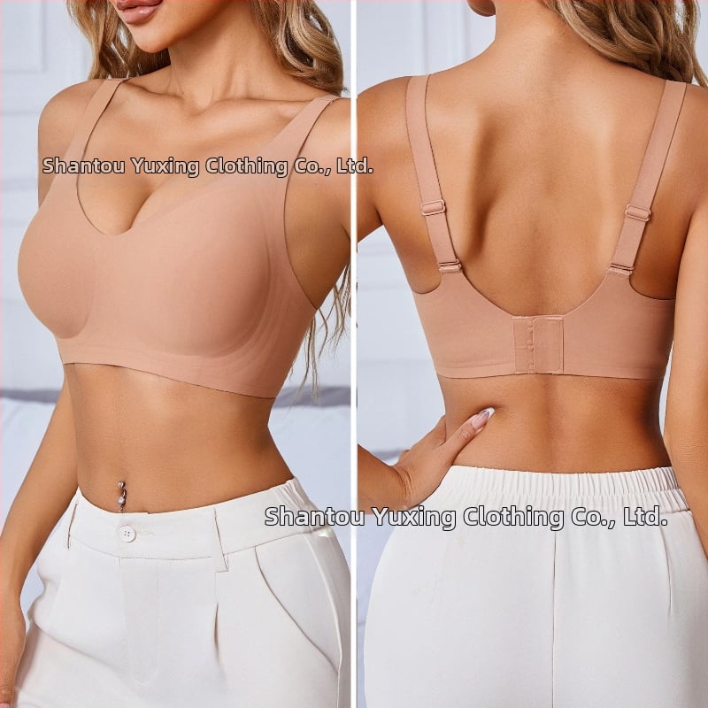 Minkšta palaikymo liemenėlė su 3/4 puodeliais, medvilniniai formuoti puodeliai, fiksuoti petnešos, užpakalinė keturių eilių užsegimas