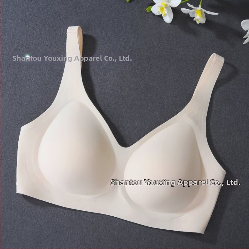 Minkšta palaikymo liemenėlė su 3/4 puodeliais, medvilniniai formuoti puodeliai, fiksuoti petnešos, užpakalinė keturių eilių užsegimas