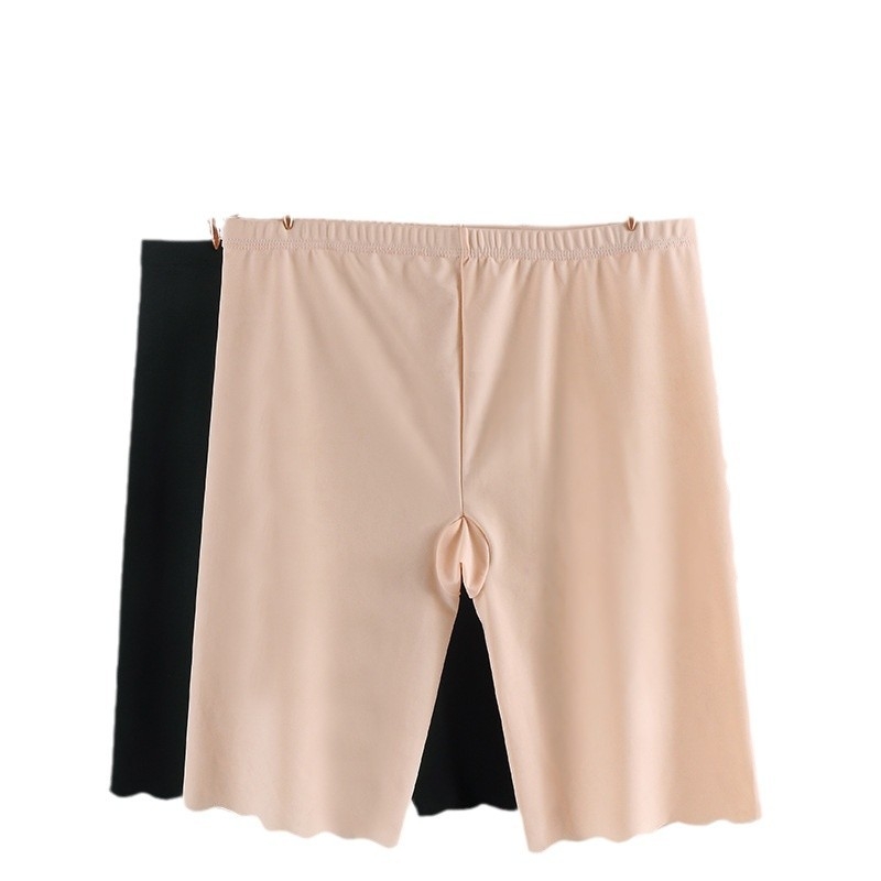 Ženske sigurnosne kratke hlače s visokim strukom od ice-silk materijala, prozračne, elastične, pogodne kao donje rublje