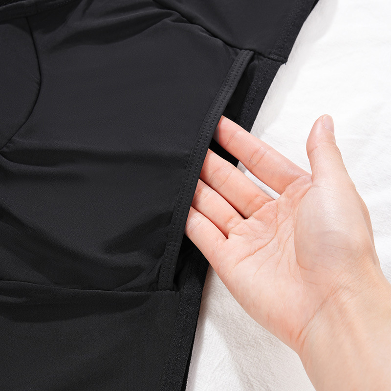 Ženske gaćice za menstrualni ciklus s visokim strukom, četiri sloja, bezšivne i otporne na curenje