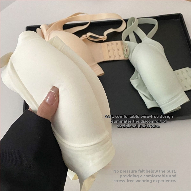 Bezšvový podprsenka pre veľké veľkosti, 3/4 košíček, tenký tvarovací dizajn, pevné ramienka, zadné zapínanie na tri rady