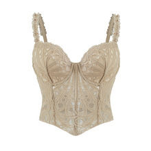 Csipkés testformáló top egyvállas pánttal, karcsúsított szabás, poliészter-spandex keverék