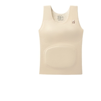 Őszi–téli lányoknak készült termos mellény integrált cups-szal (251–300 g/m2; 80–90% poliészter; egyszínű modell; 13–18 év)