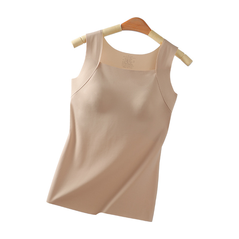 Női nejlonból készült termikus felső beépített melltartóval és párnákkal a mellekhez, hátsó tartással, velúr bélés, antibakteriális, őszi-téli