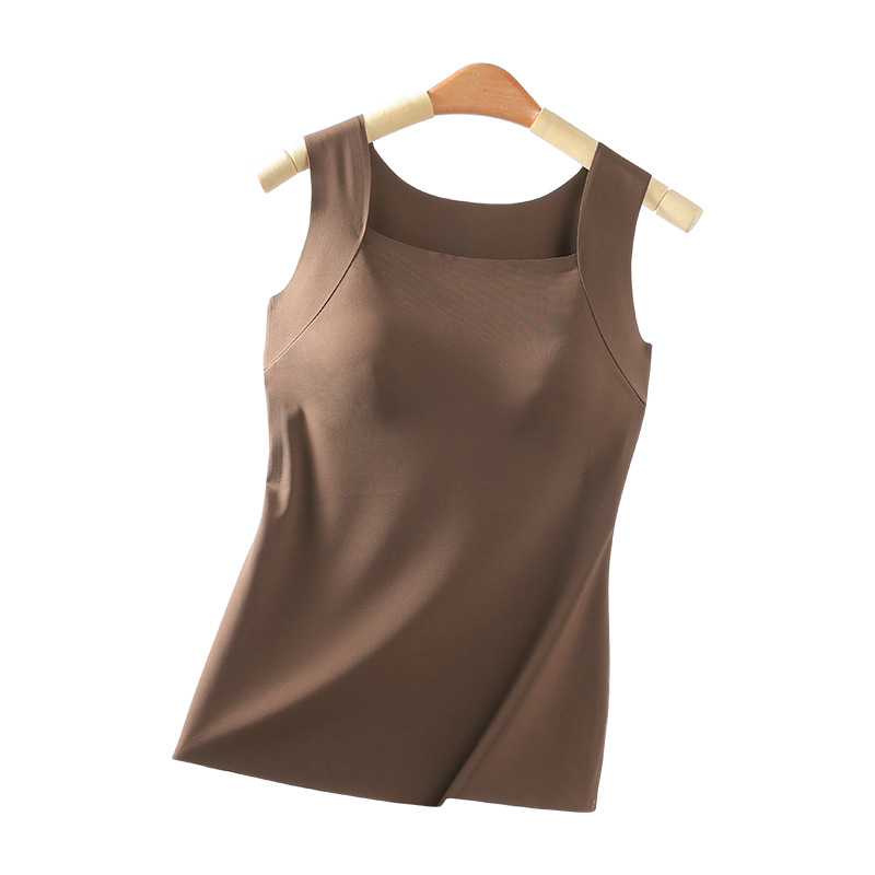 Női nejlonból készült termikus felső beépített melltartóval és párnákkal a mellekhez, hátsó tartással, velúr bélés, antibakteriális, őszi-téli