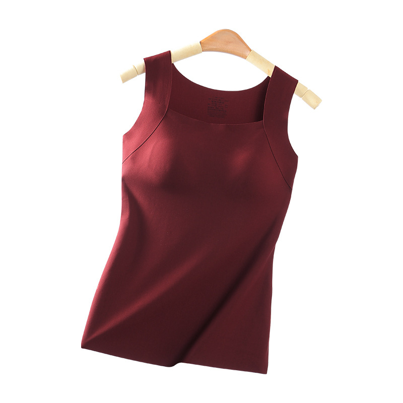 Női nejlonból készült termikus felső beépített melltartóval és párnákkal a mellekhez, hátsó tartással, velúr bélés, antibakteriális, őszi-téli