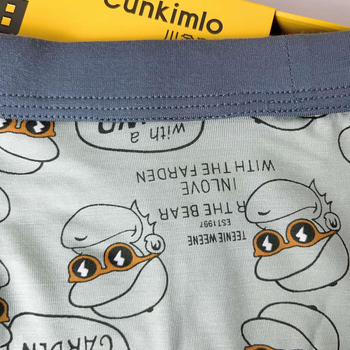 Tinédzser fiúk pamut boxeralsó, varrat nélküli, középmagas, lélegző, gyorsan száradó