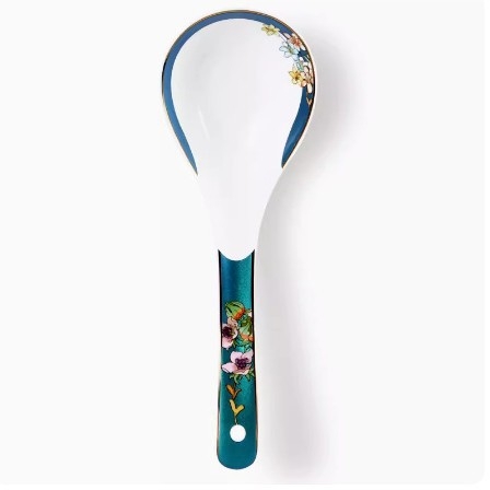 Jun Porcelán csontporcelán négy darabos étkészlet, kerek forma, virágmintázat, mikrohullámú sütőbe tehető