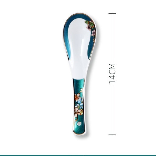 Jun Porcelán csontporcelán négy darabos étkészlet, kerek forma, virágmintázat, mikrohullámú sütőbe tehető