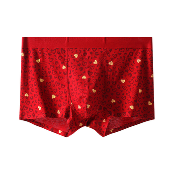 Férfi boxeralsó, lélegző Lyocell anyagból, kötött, virágos mintázat, középmagas derekú, belső réteg viscóz 90–95%