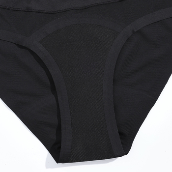 Menstruációs nadrág, négyrétegű szivárgásmentes, légáteresztő, varrás nélküli, alacsony derekú, nylon anyagú