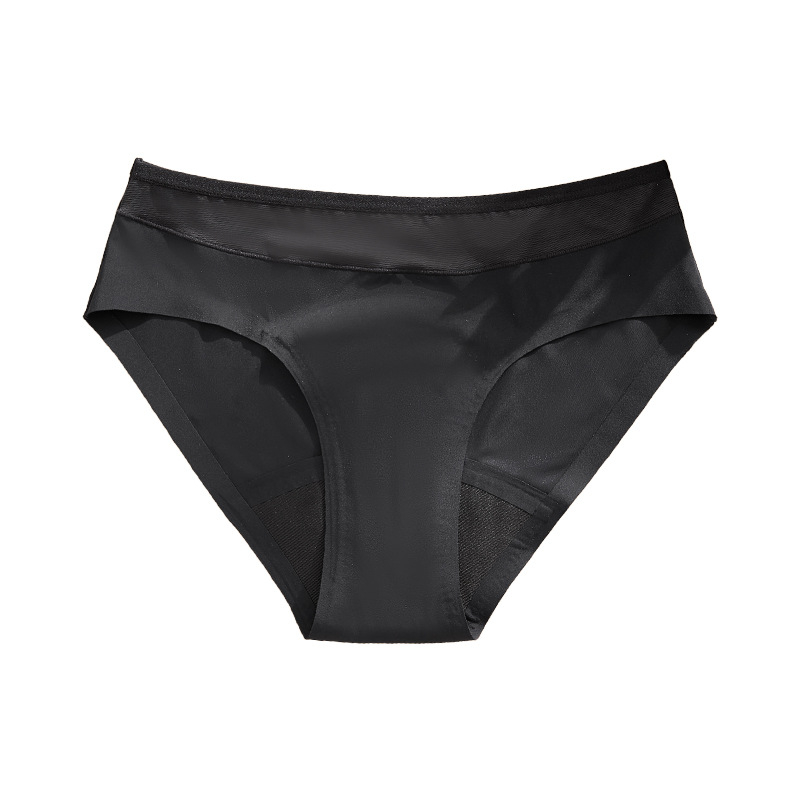 Menstruációs nadrág, négyrétegű szivárgásmentes, légáteresztő, varrás nélküli, alacsony derekú, nylon anyagú