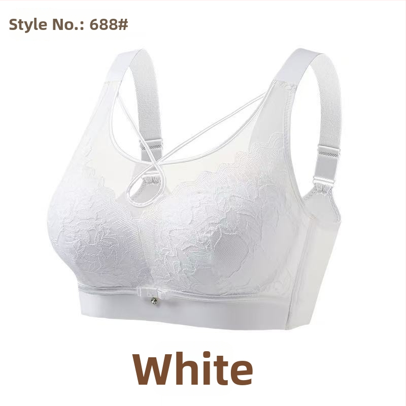 Bešiuotinė braletė su prancūziško stiliaus nėriniais, be siūlių dizainas, pilnas kaušės forma su putų įdėklu, pagrindinis nailoninis audinys, įdėklas iš spandekso, fiksuoti peties dirželiai, nugaros keturių eilių kabliukų užtrauktukas