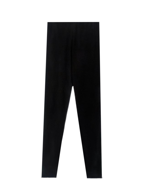 Leggings od kationičnog materijala, mikroelastični, slobodan kroj, udio glavne tkanine 50-70%, Proljeće 2024