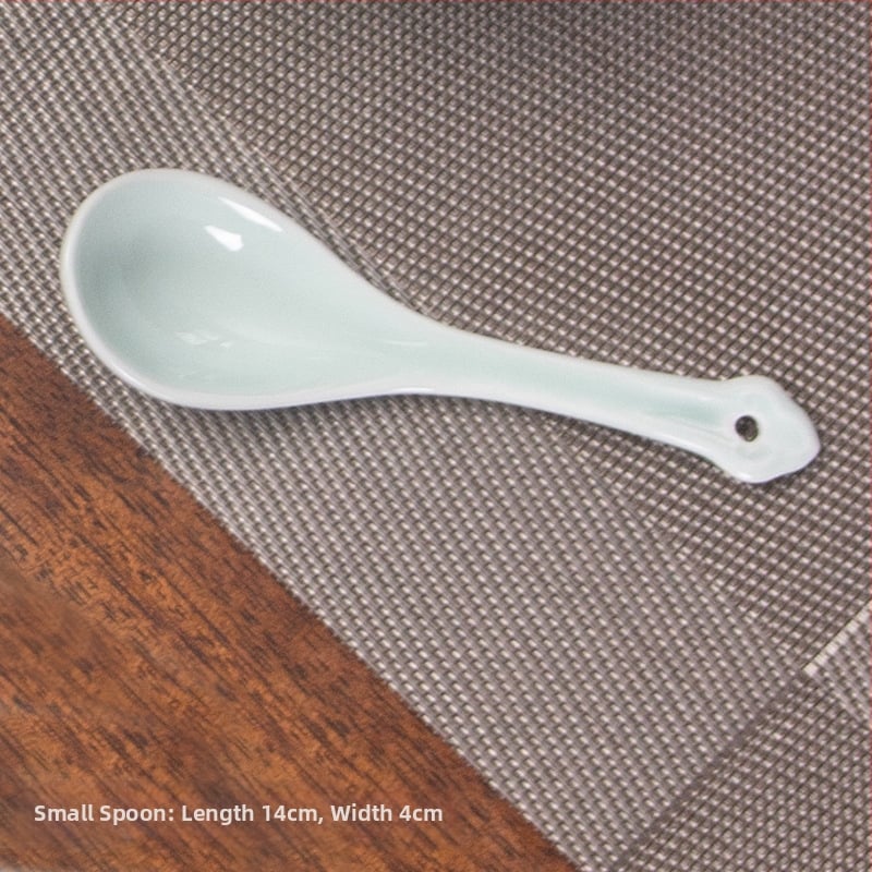 Portselanist lauanõude komplekt Jingdezhen, alglazuurvärv, kolmnurk-seria, 6 tk, hotellilaua serveerimiseks