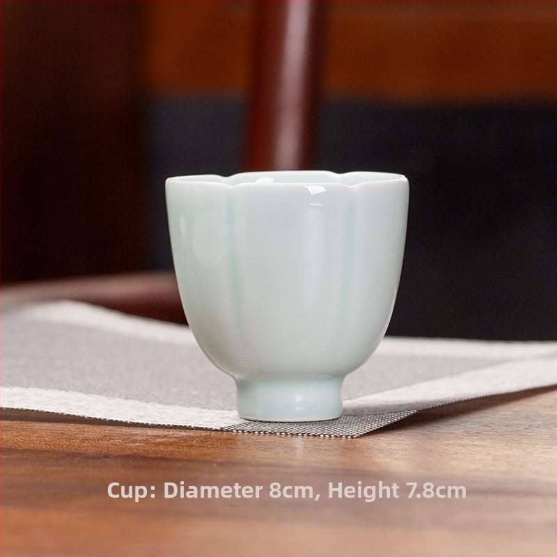 Portselanist lauanõude komplekt Jingdezhen, alglazuurvärv, kolmnurk-seria, 6 tk, hotellilaua serveerimiseks