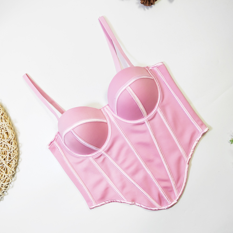 Bustier s kostima, odvojive naramenice, uski kroj, poliester-elastan tkanina, duljina 50-65 cm, za unutarnje ili vanjsko nošenje