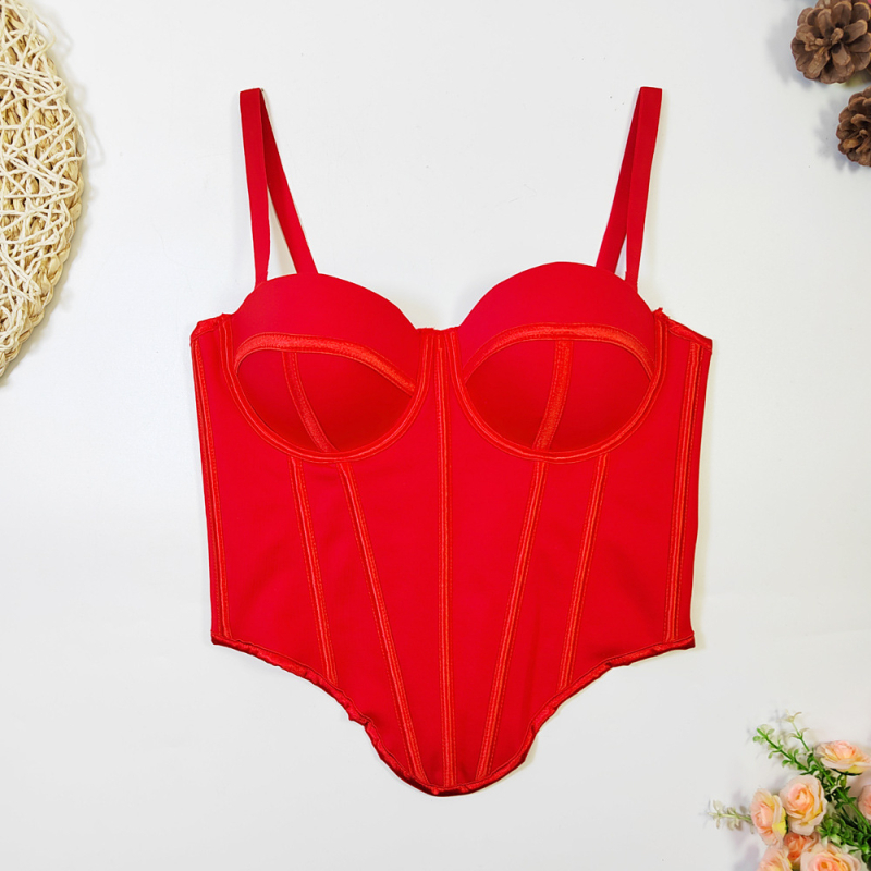 Bustier s kostima, odvojive naramenice, uski kroj, poliester-elastan tkanina, duljina 50-65 cm, za unutarnje ili vanjsko nošenje