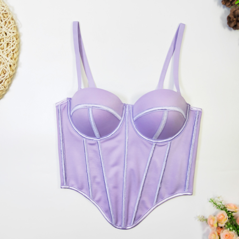 Bustier s kostima, odvojive naramenice, uski kroj, poliester-elastan tkanina, duljina 50-65 cm, za unutarnje ili vanjsko nošenje