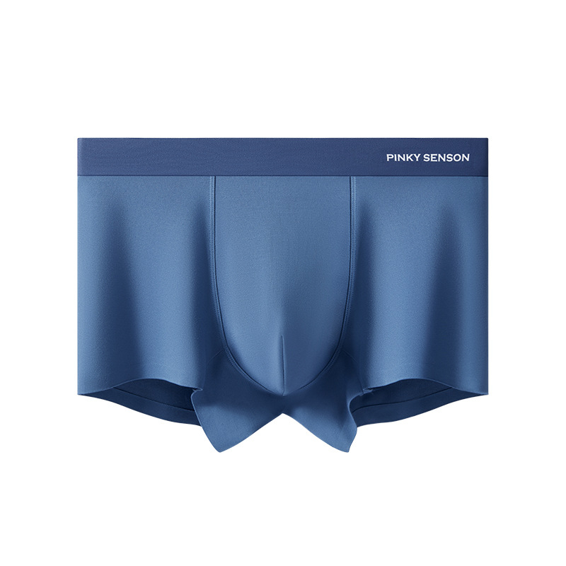 Boxeri bărbați din modal, cu zonă antibacteriană la crac, respirabili, talie medie, tricotate