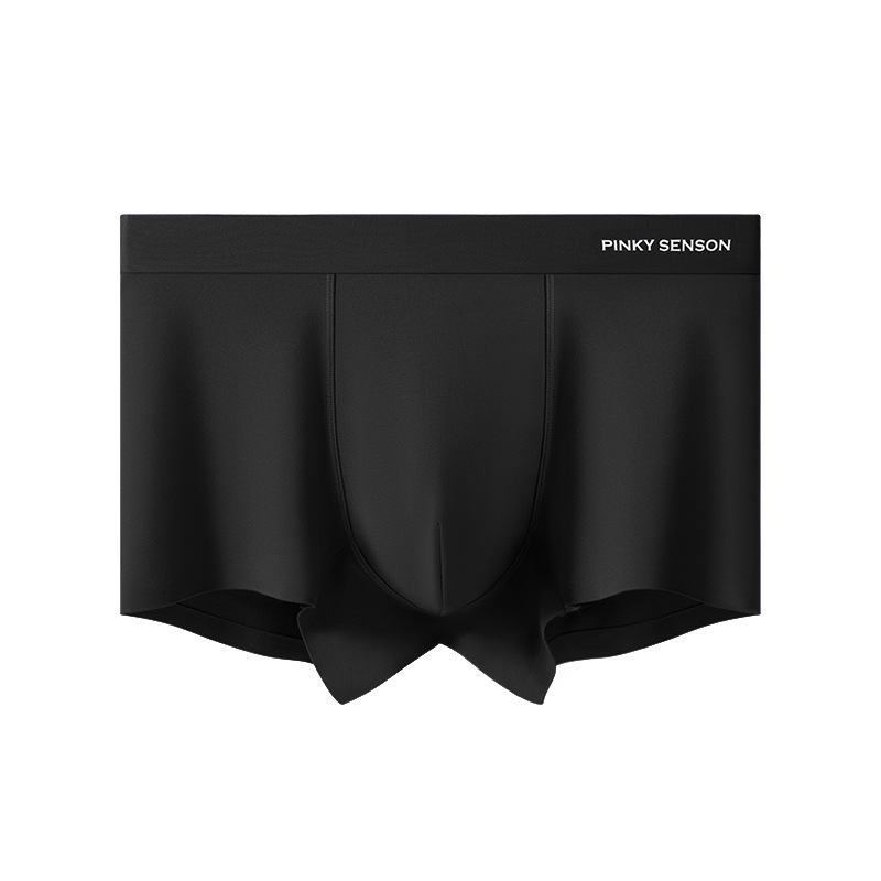 Boxeri bărbați din modal, cu zonă antibacteriană la crac, respirabili, talie medie, tricotate