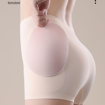 Ženski shapewear šorc s umetnim jastučićem, bezšiven, oblikovanje struka i bokova, podizanje stražnjice, visok struk