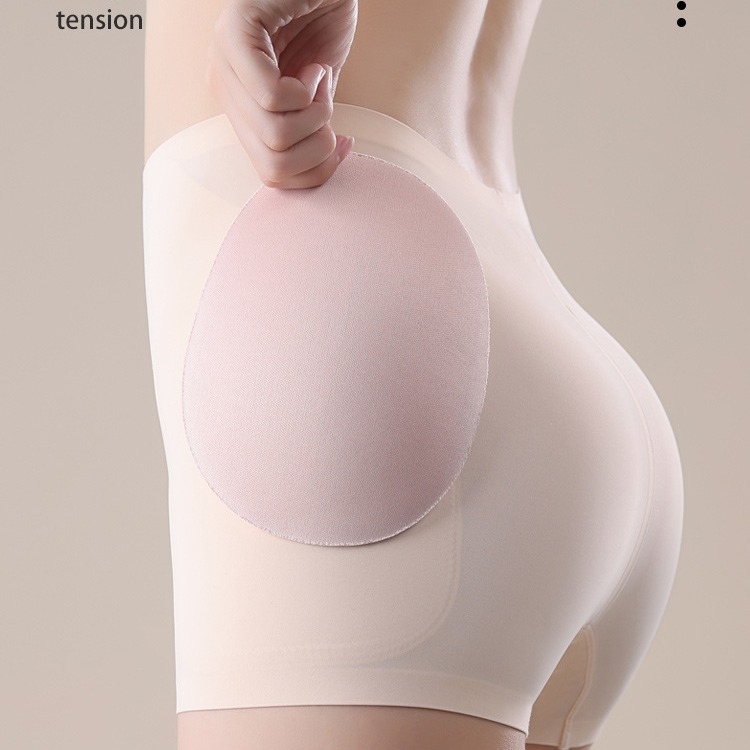 Ženski shapewear šorc s umetnim jastučićem, bezšiven, oblikovanje struka i bokova, podizanje stražnjice, visok struk