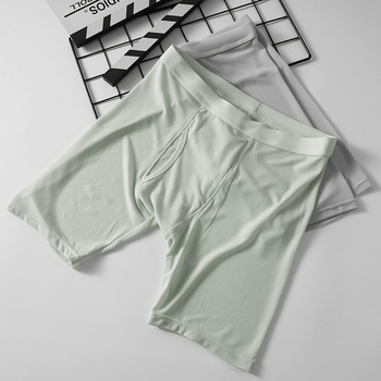 Muške boxerice protiv trenja, prozračni materijal ice silk, produženi kroj