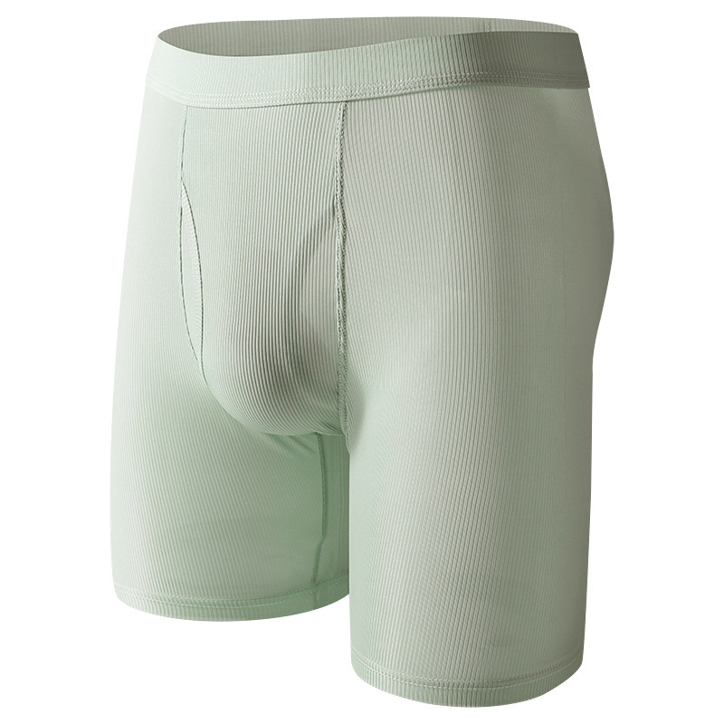 Muške boxerice protiv trenja, prozračni materijal ice silk, produženi kroj