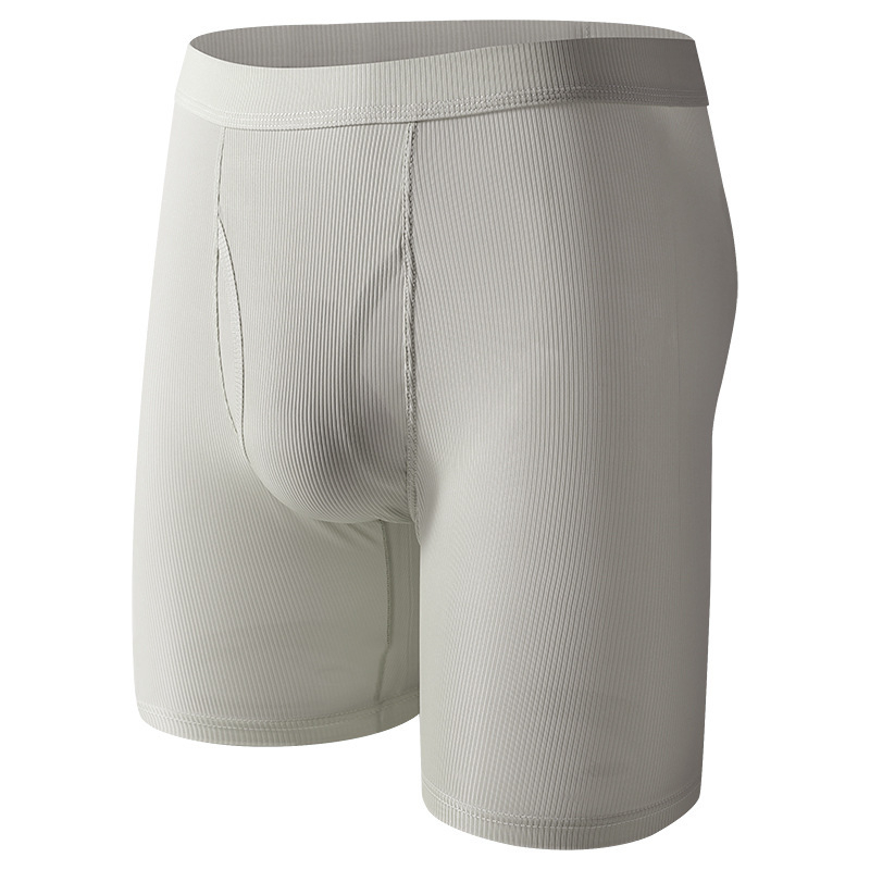 Muške boxerice protiv trenja, prozračni materijal ice silk, produženi kroj