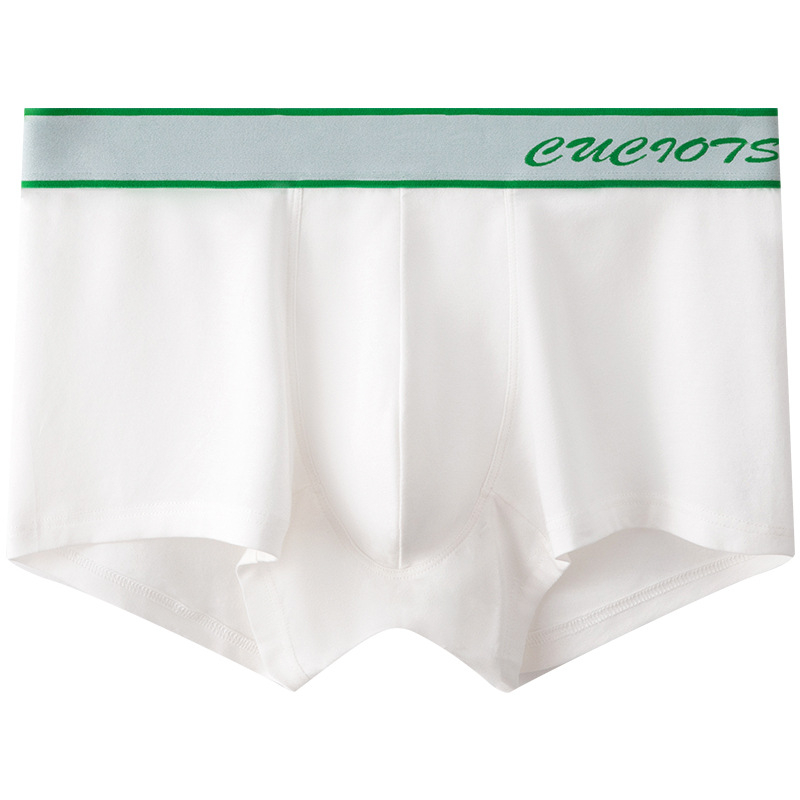 Muške pamučne bokserice s srednjim strukom, prozračne i antibakterijske, modalna podstava u preponama, jednobojne, CUCIOTS