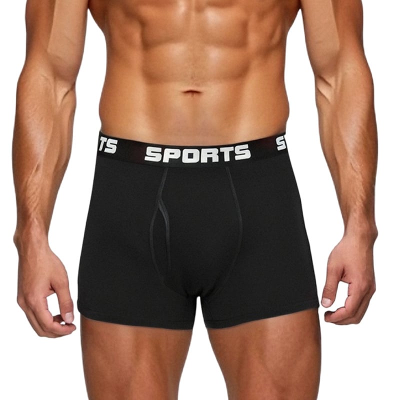 Muške sportske bokserice sa srednjim pojasom, prozračne, bez šavova, Modal tkanina; podstava prepona 95% Modal, 5% Spandex