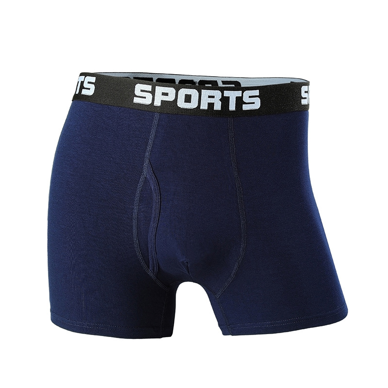 Muške sportske bokserice sa srednjim pojasom, prozračne, bez šavova, Modal tkanina; podstava prepona 95% Modal, 5% Spandex