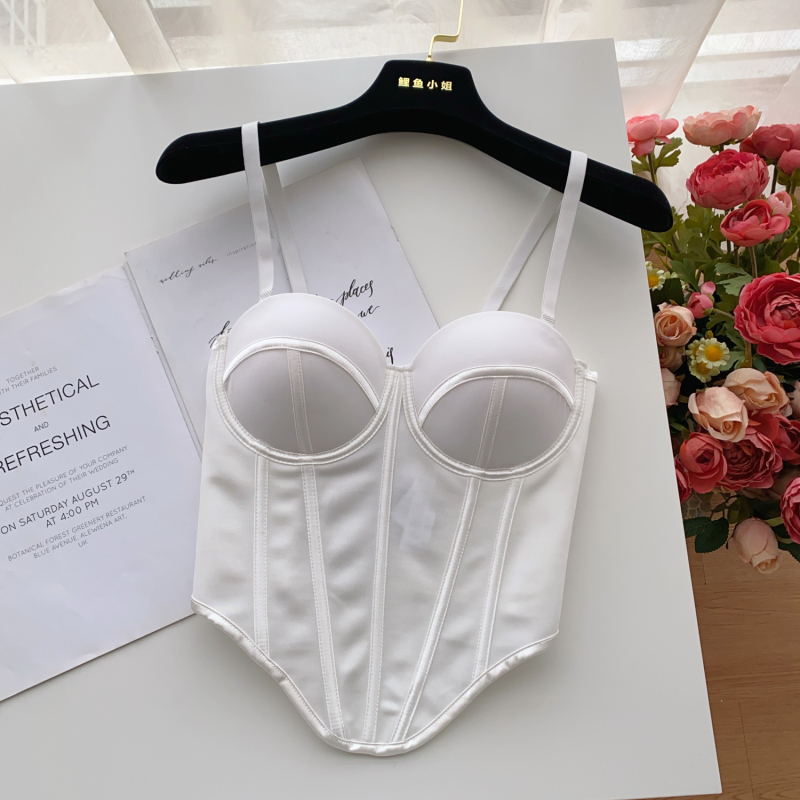 Bustier s kostima u francuskom stilu, elegantan uski kroj, 3D uzorak, dvostruke naramenice